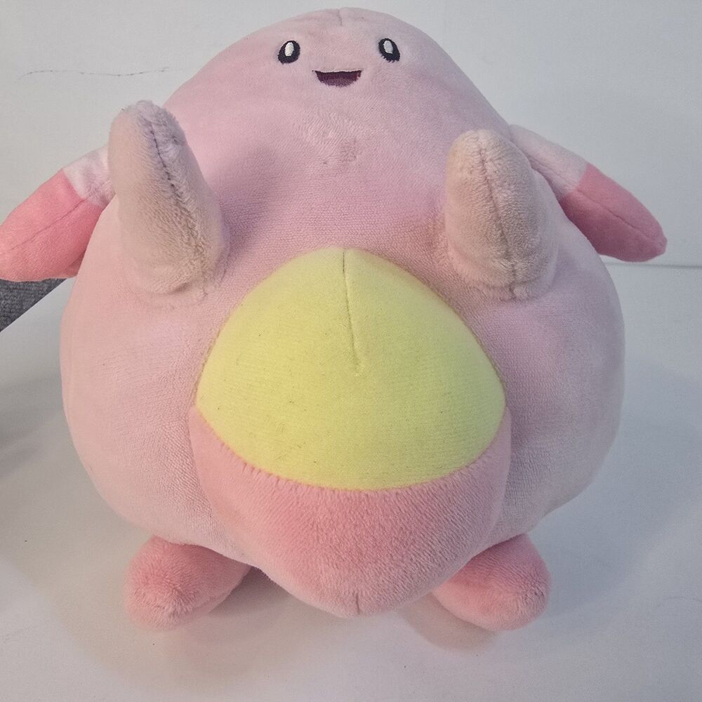 Pokemon Center Chansey Plush Pink 8" Stuffed Animal Toy 2018 Authentic Nintendo